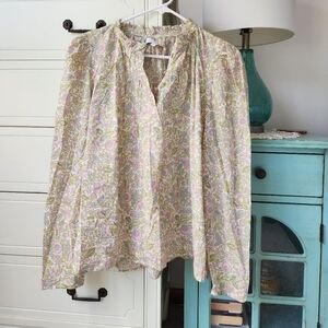House Of Harlow 1960 Floral Top
